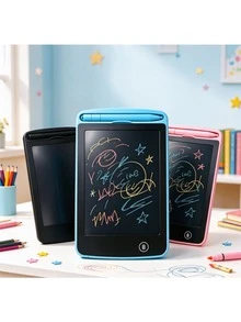 6.5 Inch / 8.5 Inch / 10 Inch / 12 Inch Handwriting Tablet, Doodle Board, Portable Writing Board, Electronic Writing Tablet, Erasable Drawing Board, Reusable, Suitable For Arts & Crafts, Home, School And Office Use - Multicolor - View 1