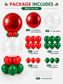 21 quả bóng bay trang trí tiệc Giáng Sinh sáng tạo - Nhiều màu - Xem 14