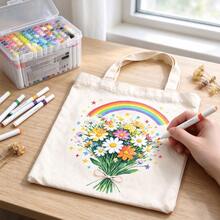 120 Colors Acrylic Marker Set Quick Drying Waterproof Paint Pens Layerable Drawing Markers Washable Non Staining Coloring Tools Portable Storage Box For Kids Students DIY Crafting School Home With Handle - 120 Colors - View 9