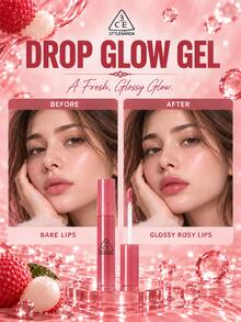 3CE Glow Lip Gloss #Neat 3.8g, Mirror-Like Watery Finish, Lightweight & Non-Sticky, Buildable, Long-Lasting Hydration, Daily Essential - #Neat - View 10
