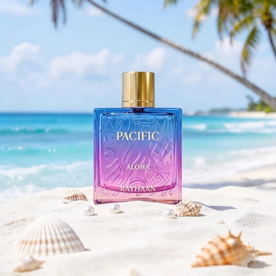 RAYHAAN Pacific Aloha EDP Unisex 100ml Tropisk Marin Fruktig Parfym - Fräsch - Visa 1
