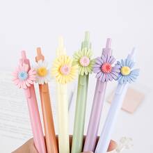 Japanese & Korean Style Cute Multi-Color Plastic Click Ballpoint Pens, Gift Pens, Flower Pens - Multicolor - View 3