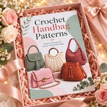 DIY Crochet Bag Tutorial Book Handmade Yarn Handbag Making Guide | Beginner Knitting Diagram Book | Fashion Handbag, Crossbody Bag, Chain Bag Making Tutorial | Creative Handmade Hobby Book | Girls Stress Relief Healing Gift | Home Leisure DIY Project | Popular Crochet Knitting Inspiration Collection | Create Unique Handmade Bag Collection - Style 1 - View 7