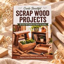 DIY Woodworking Tutorial Book Waste Wood Creative Projects Collection | 50 Simple Easy-To-Learn Woodworking Crafts | Home Garden Decoration Making Guide | Beginner Woodworking Introduction Manual | Wood Material Transformation And Reuse Creative Book | Weekend Leisure Handmade Projects | Home DIY Decoration Inspiration | Suitable For Woodworking Enthusiasts And Handmade Experts Collection - Style 1 - View 7