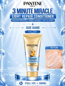 Dầu xả Pantene 3 Minute Miracle, 180ml Full Size / 40ml Travel Size, phục hồi tóc khô hư tổn, dưỡng nhẹ, phù hợp cho mọi loại tóc - Dầu xả dưỡng ẩm nhẹ Pantene 3MM Luxury Essence Cream - Xem 12