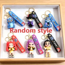 KPop Demon Hunters 1set/1pc 3D Cartoon Figure Charm, Style Pendant, Bag Ornament, Backpack Decor, Car Hanging Decor, Collectible Doll Accessory, Fans Gift, Colorful Wrist Strap, Fashion Accessory - Multicolor - View 6