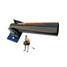 Base Fixa Remada Cavalinho Articulada Taurofitness - Preto - Visão 1