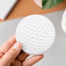 1pc Golf Themed Creative Memo Pad, Round Notepad, Suitable For Students And Office Use, Can Be Used For Recording To-Do Lists, Writing Diaries And As Desktop Reminders. This Design Is Eye-Catching And Easily Recognizable, Making It Perfect As A Birthday Gift. - one-size - View 5