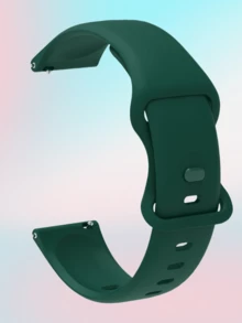 22MM Universal Soft Silicone Watchband, Suitable For Redmi Watch 5 Active/Lite Replacement Watchband, Butterfly Buckle, Durable And Comfortable - 22mm - View 5