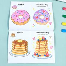 Children's Cartoon Coloring Practice Book, Large Pattern Thick Line Coloring Book With Color Reference, Suitable For Drawing Beginners, Home Parent-Child Interaction And Travel Coloring Activities, Back To School Learning Supplies - Drawing Book - View 5