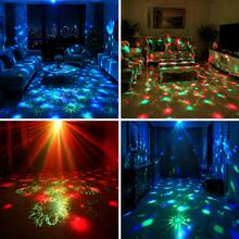 RGB Disco Magic Ball Light, Voice Controlled DJ Party Light, USB Powered Laser Projector Light, Multi-Mode Stage Lighting With Remote Control, Metal Shell, Suitable For Home Parties, Birthdays, Wedding Decorations, Halloween, Christmas - R11 - View 4