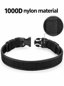 2-In-1 Tactical Belt Set, Outdoor Tactical Belt With Quick Release Adjustable Buckle, Suitable For Survival, Hunting And Tactical Use, Tactical Gear, Fitness Equipment, Fitness Accessories - Multicolor - View 12