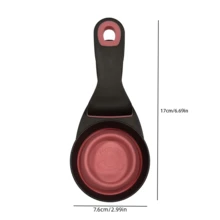 Silicone Dog Food Scoop Multifunctional With Clip Rabbit And Cat Food ...