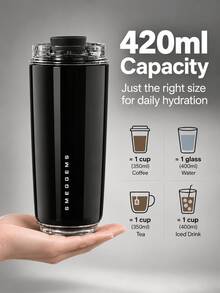 SMEGGEMS Glossy Macaron Color Travel Coffee Insulated Cup, Lightweight ...
