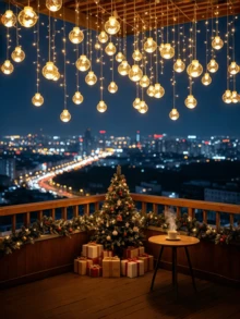 1pc Wish Ball String Lights, USB Powered, Wall Mountable, Plastic Material, Suitable For Home Gatherings, Parties, Indoor Holiday Decor, Car Decor, Room Decor, Mother's Day Gift - M20-wishing Ball Curtain Lights - View 6