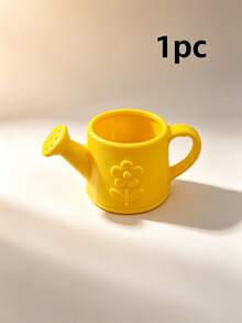 Creative Watering Can Embossed Ceramic Small Flower Pot, Macaron Colorful Mini Succulent Planter, Desktop Gardening Decorative Potted Plant Container - Watering Can - View 14