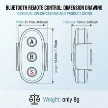 Wireless Camera Remote Control Compatible With Iphone And Android Featuring Zoom Functionality And A Front/Rear Camera Toggle; Designed For Taking Photos And Recording Videos, And Serves As A Smartphone Remote - Pink - View 3