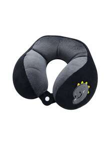 1pc Ergonomic Travel Neck Pillow With Storage Bag, Upgraded Airplane Travel Neck Pillow, 100% Pure Memory Foam Travel Pillow, Suitable For Flight Headrest Sleep, Car, Bed, Compressible Fit Design, Portable Airplane Accessory - U-shaped Nap Pillow - View 5