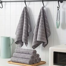 4-8 Square Kitchen Cleaning Cloths - Soft, Super Absorbent And Lint Free - High Performance -1200 Washes, Super Absorbent Ultra-Fine Fiber Cloth Woven For Grid And Solid Color Cleaning - Car Wash Cloth - A-30cm*30cm - View 6