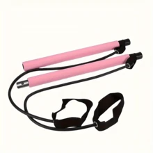 Pilates Bar Multifunctional Fitness Bar Detachable Elastic Resistance Bar For Yoga And Fitness - Multicolor - View 5