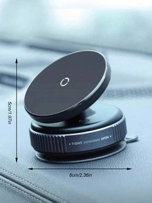Dudukan Ponsel Mobil Magnetik dengan Perekat Vakum yang Dapat Diputar 360°, Magnet N52 Universal, Cocok untuk Dasbor dan Kaca Depan, Dudukan Ponsel Stabil, Kompatibel dengan Semua Smartphone, Cocok untuk Mobil, SUV, dan Truk - A - View 4