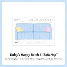 PaperMore Sticky Notes Today's Happiness 5-Pack Adhesive Memo Pads For Planner Wall Decor Message Memo Suitable For Notebook, Diary, Planner, Back To School Season, School Opening Season - one-size - View 15