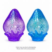 Children's Colorful Water Drop Squeeze Toy, Transparent Glitter Jelly Soft Squishy Toy, Soft Reboundable Fun Squeeze Toy, Multi-Color Color Recognition Training, Parent-Child Interaction Hand Exercise, Birthday Party Favor Children's Reward Small Gift - Multicolor - View 22