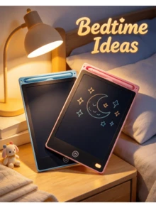 6.5/8.5/10/12 Inch Color Screen LCD Writing Tablet For Kids, Mess-Free Electronic Doodle Board, One-Touch Erase Drawing Pad, Silent Reusable Educational Toy For Boys Girls - Multicolor - View 5