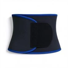 berrybasicz Women's Adjustable Neoprene Waist Trimmer, Abdominal Compression Waist Wrap, Sports Waist Support Slimming Waist Cincher - Blue - View 5