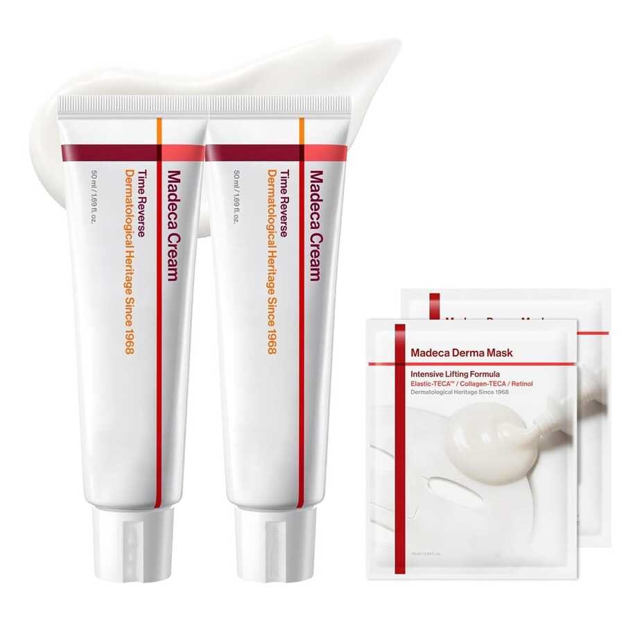 24 Madeca Cream Time Reverse - Pelembap Wajah Pengencang, Mengandung TECA Centella Asiatica, Mendukung Elastisitas dan Perlindungan Kulit, Krim Wajah Anti-Penuaan yang Melembapkan Secara Mendalam, Perawatan Kulit Korea - Beraneka warna - View 1
