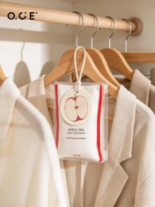OCE Apple Sea Hanging Fragrance Sachet, Kantong Aroma Linen dengan Label Apel, Aroma Apel Manis Segar untuk Dekorasi Rumah, Pengharum Ruangan, Hadiah - 1PC - View 3