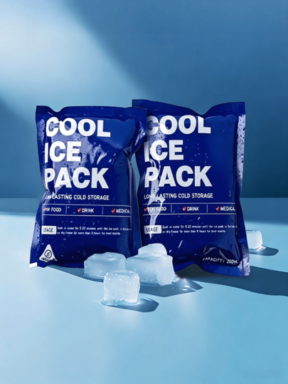 50/100pcs Reusable Ice Packs, Thin Cold Bags Designed For Express Delivery, Suitable For Sports Cooling, Beverage Chilling, Non-Food Contact Uses, Strong Water Absorption, Can Be Used For Cooling, Storage And Temperature Reduction Fields. Suitable For Camping, Small Picnics And Camping Coolers, Lunch Boxes And Refrigerators, Beach Supplies, Coolers