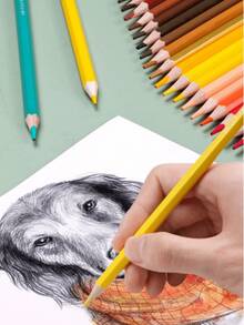 1pc, Colored Pencils, Oil-Based Colored Pencils, Art Painting Colored Pencil Set - Multicolor - View 5