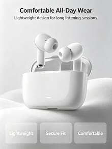 Earbud Bluetooth Nirkabel Sejati TWS, Headphone Stereo HiFi, Earbud Olahraga Peredam Kebisingan dengan Mikrofon, Kompatibel dengan Smartphone - View 11