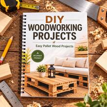 DIY Woodworking Projects Encyclopedia Handmade Woodwork Tutorial Book | Beginner's Guide To Woodworking | Wooden Tray Transformation Creative Ideas Home Furniture DIY Design | 50 Simple Woodworking Projects Tutorials | Home Garden Decoration Making Inspiration | Wood Reuse Creative Book | Weekend Leisure Handmade Projects | Suitable For Woodworking Enthusiasts, DIY Experts Collection - Style 1 - View 7