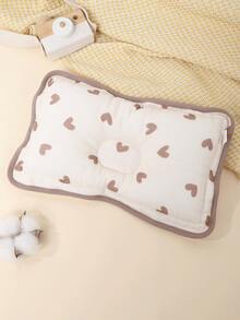 1 chiếc gối cổ nhỏ nhẹ in hình trái tim và đầu gấu viền bọc, mềm mại thoải mái chống mỏi cổ dùng cho mọi mùa - Nhiều màu - Xem 7