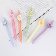Japanese & Korean Style Cute Multi-Color Plastic Click Ballpoint Pens, Gift Pens, Flower Pens - Multicolor - View 6