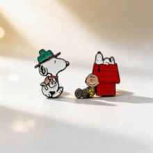 2PCS Snoopy Brooch Set, Unique Non-Repeating Astronaut Star Pattern, Fashion Accessory For Bags And Clothing, Perfect Holiday And Birthday Gift - Multicolor - View 5