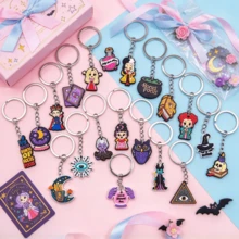 Disney Witch Magic Theme PVC Soft Rubber Keychain, Halloween Pendant, Backpack Bag Charm, Party Favor - One Size Fits All - View 1