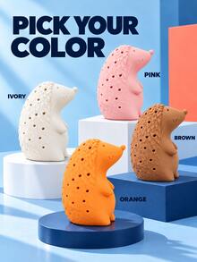 Toothpick Holder Hedgehog Toothpick Storage Rack Cute Animal Desktop Organizer With Independent Slots Suitable For Home Kitchen, Restaurant, Cafe And Office Desk Decorative Ornament Housewarming Gift - Multicolor - View 7
