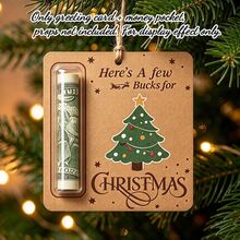 Customized Christmas Tree Decoration Wallet Pendant, Christmas Hanging Tag Home Wall Decor, Santa Claus Small Gift - Christmas Card Sleeve - View 9