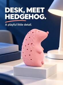 Toothpick Holder Hedgehog Toothpick Storage Rack Cute Animal Desktop Organizer With Independent Slots Suitable For Home Kitchen, Restaurant, Cafe And Office Desk Decorative Ornament Housewarming Gift - Multicolor - View 6
