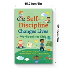 Self-Discipline Activity Notebook, 50+ Activities To Build Healthy Habits, Focus And Responsibility, Self-Management And Positive Routine Practice, Personal Growth Learning Resource For Home Learning, Classroom Use And Daily Practice, English Edition - Life Skills & Habit Practice - View 7