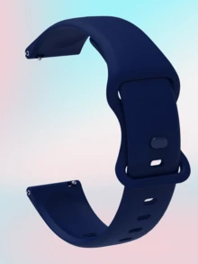 22MM Universal Soft Silicone Watchband, Suitable For Redmi Watch 5 Active/Lite Replacement Watchband, Butterfly Buckle, Durable And Comfortable - 22mm - View 22