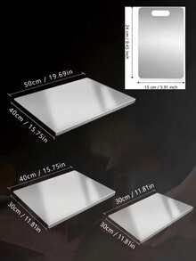 Large Titanium Cutting Board With Countertop Edge, Double-Sided Kitchen Cutting And Food Preparation Board, Durable Meat, Vegetable And Dough Preparation Mat, Suitable For Home Kitchen - View 4