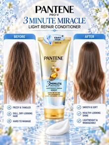 Dầu xả Pantene 3 Minute Miracle, 180ml Full Size / 40ml Travel Size, phục hồi tóc khô hư tổn, dưỡng nhẹ, phù hợp cho mọi loại tóc - Dầu xả dưỡng ẩm nhẹ Pantene 3MM Luxury Essence Cream - Xem 10