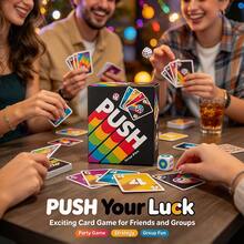 PUSH Board Game, Progressive Card Game, Suitable For Family And Friends Leisure Gatherings, Tabletop Game - Multicolor - View 6