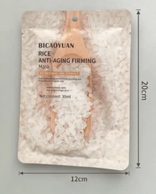 100 piezas de mascarilla facial coreana, hidratante, reparadora de piel seca, antienvejecimiento y refinando los poros. - Multicolor - Ver 11