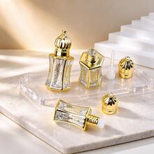 Botol Pipet Kaca Kosong Portabel 8ml yang Dapat Diisi Ulang, Botol Penyimpanan Parfum Mini untuk Perjalanan, Wadah Kosmetik Anti Bocor dengan Pipet Kaca dan Tutup Mahkota Dekoratif, Cocok untuk Menyimpan Minyak Parfum, Minyak Esensial Aromatik, dan Minyak Pijat - MultiWarna - View 6