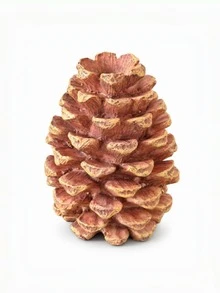 1pc Christmas Pine Cone Vase Decor Ornament, Vintage Style Holiday Centerpiece Decoration, Suitable For Flowers, Fireplace Mantel, Dining Table And Winter Home Decor, Available In 2 Sizes - A - View 8